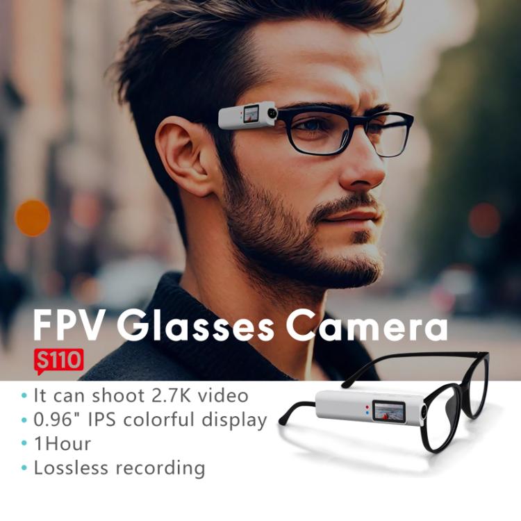 HD 2.7K FPV Eyeglasses Camera 0.96 inch IPS Color Screen Convenient Shooting HD 2.7K FPV Eyeglasses Camera 0.96 inch IPS Color Screen Convenient Shooting